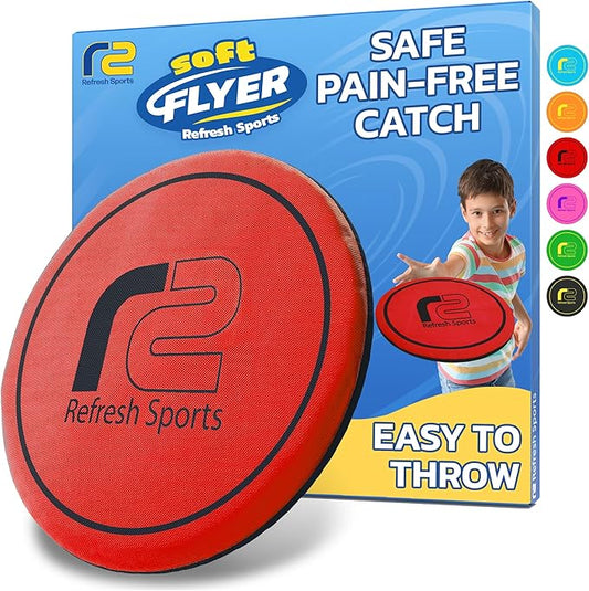 Soft Flying Disc for Kids: Beach Soft Disc - Durable Design Floats On Water - Beach Toys, Pool Toys & Game for Adults Outdoor Fun Camping Games - Boy Gifts & Girls Ages 5 6 7 8 9 10 11 12 13 +