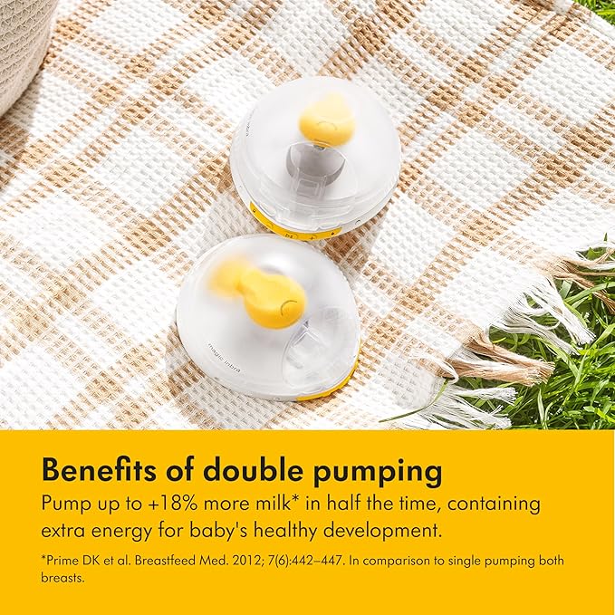 Medela Magic InBra Hands-Free Wearable Breast Pump with Fluidfeel Technology, App Connectivity and Advanced Sensor Control, Ultra-Slim, Ultra-Lightweight, Silent, Hospital-Grade