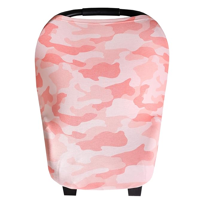 Remi Copper Pearl Multi-Use Cover: Car Seat, Nursing, Stroller - Stretchy Fabric, All-Season, Stylish Designs, Easy Access