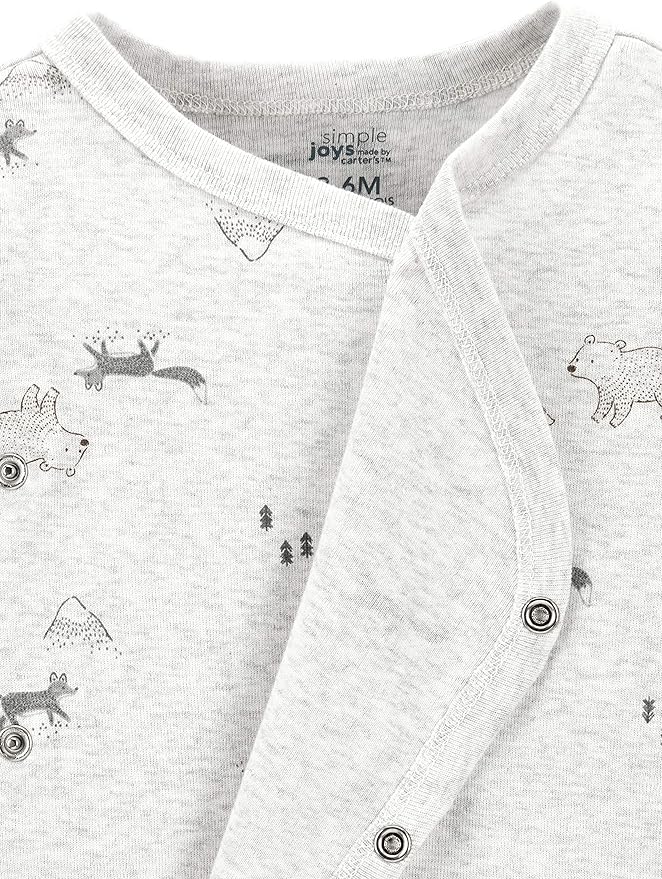 Simple Joys by Carter's unisex-baby 4-pack Side Snap Bodysuit