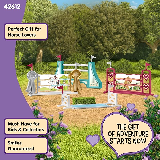 Schleich Horse Club, Obstacle Accessory Set Horses and Playsets, Ages 5+