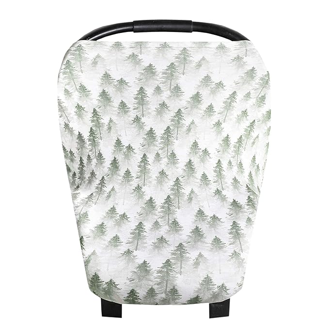 Evergreen Copper Pearl Multi-Use Cover: Car Seat & Stroller Cover - Sun Protection, All-Season Use, Stylish Designs, Easy Access for Moms