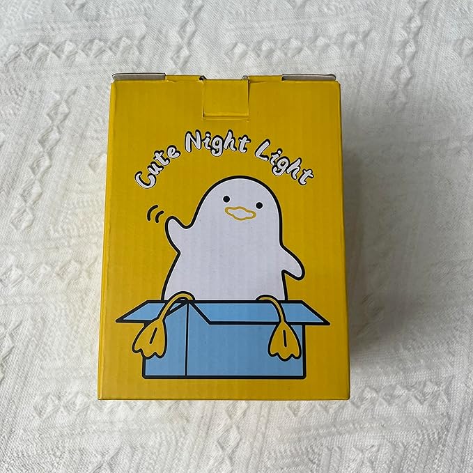 Attivolife Duck Night Light for Kids, Cute Animal Silicone Lamp Touch Control + Dimmable + Timer, USB Rechargeable LED Feeding, Bedside Bedroom Decor Birthday Gifts for Toddler Baby Women