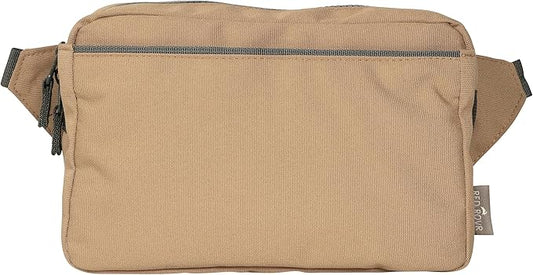 Red Rovr Everyday Joey Belt Bag | Organization & Zipper pockets |Adjustable Strap for All Ages (Toffee)