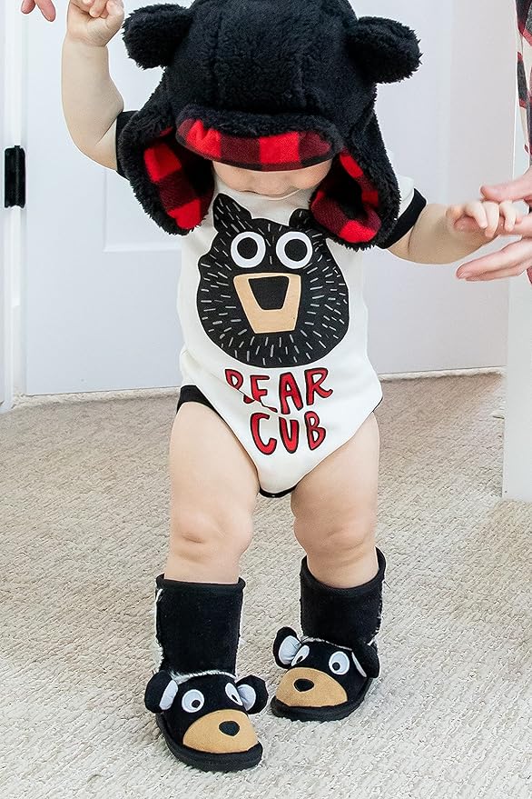 Lazy One Cute Unisex Baby Bodysuit, Cute Animal Designs, 6-18 Months