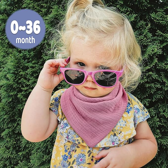 Baby Bibs Muslin Drool Teething Drooling Bibs for Baby Girl Boy Muslin Cotton