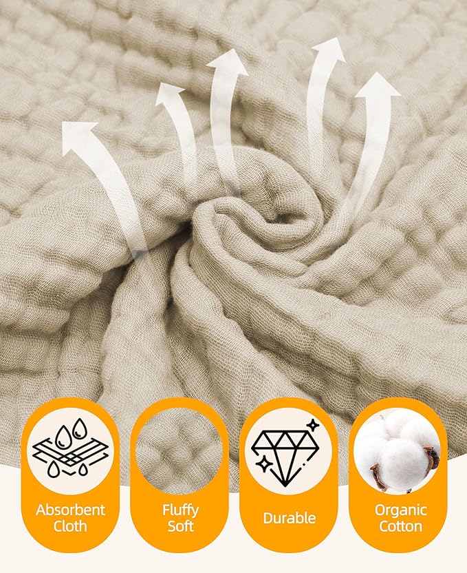 3-Pack Hooded Baby Towels for Newborn 100% Cotton Soft Babies Blanket Toddler and Kids Bath Towel Baby Essentials