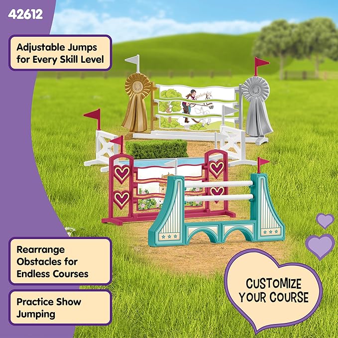 Schleich Horse Club, Obstacle Accessory Set Horses and Playsets, Ages 5+