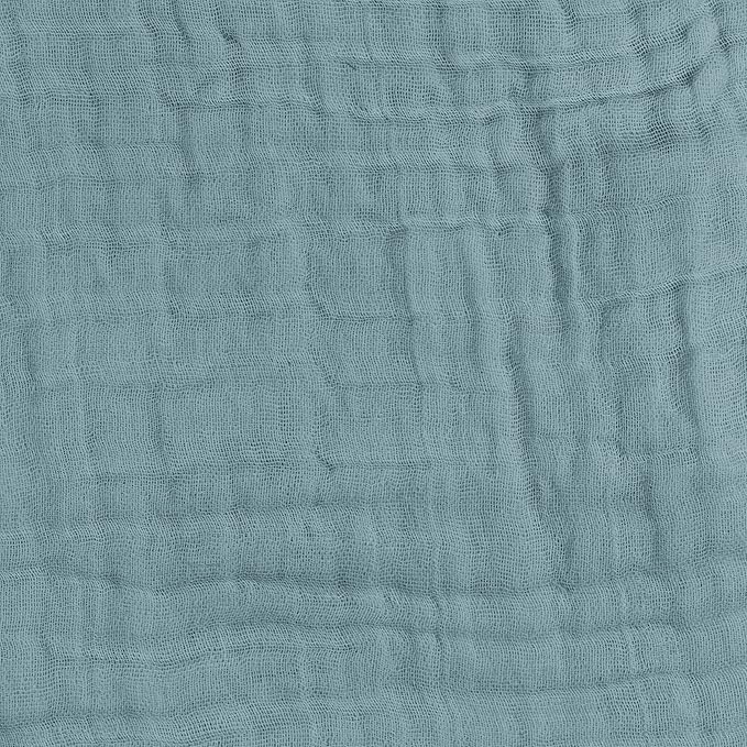 Gerber Baby Unisex Muslin Burp Cloths 6-Pack, Teal, Large Size 20" x 10"