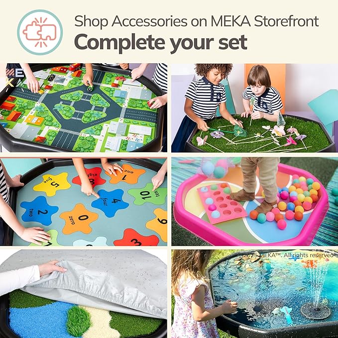 MEKA Tuff Tray Set for Sensory Play