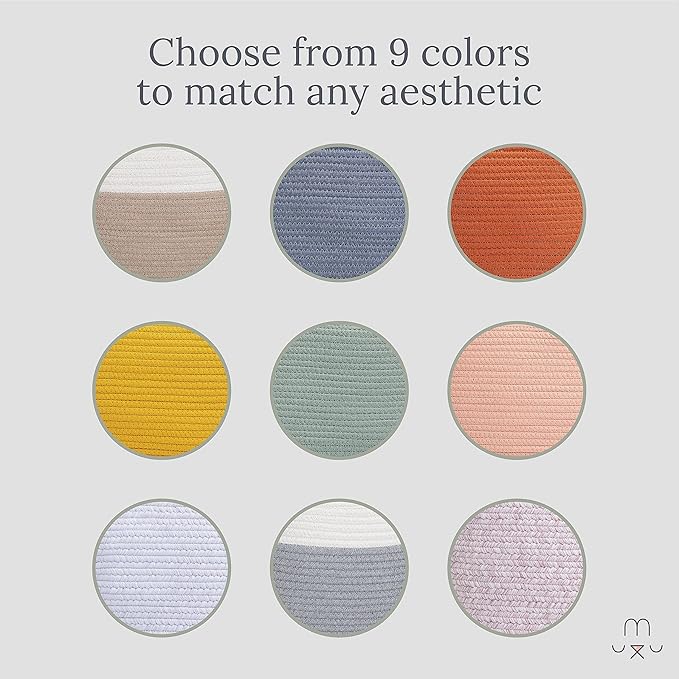 Natemia Diaper Caddy Organizer (Lily Pad) - Portable Rope Handles & 3 Compartments for Baby Items - Storage Basket for Newborn Essentials - Fits Spectra Breast Pump & Accessories - Registry Must Have