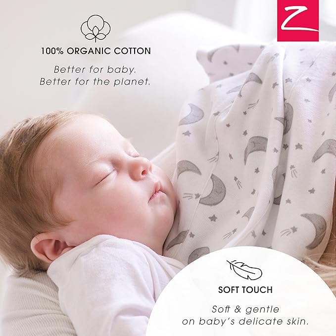 Zutano 5-Pack Organic Burp Cloths for Baby Girl & Boy, Large Cotton Burping Cloths for Babies | Absorbent Baby Spit-Up Rags | Gender Neutral Burp Clothes | Newborn Essentials, Pink Hearts