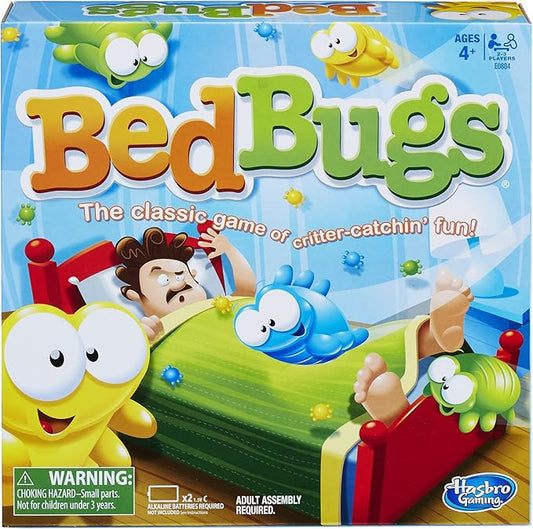 Bed Bugs Board Game | The Classic Game of Critter-Catchin’ Fun | Kids and Preschool Games | Ages 4 and Up | 2 to 3 Players | Family Games | Kids Gifts (Amazon Exclusive)