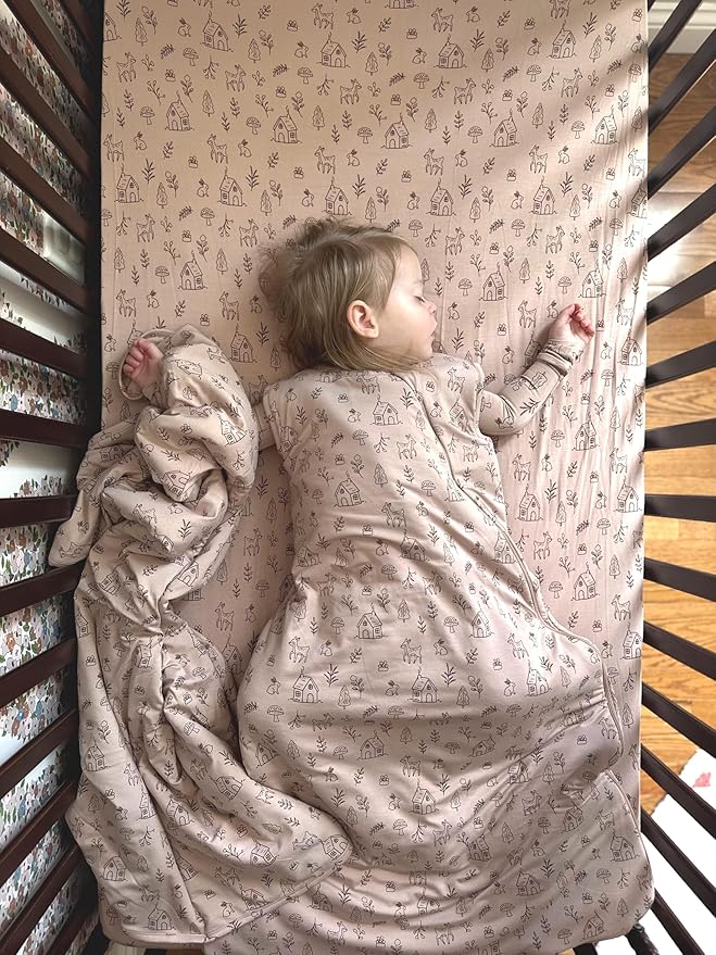 GUNAMUNA günamüna Unisex Baby, Toddler Wearable Blanket, Sleeping Bag Bamboo Rayon, Sleep Sack with Diaper Zipper, 2.6 TOG