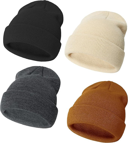 ENBAOHUI Baby Beanie Hat Newborn Winter Warm Knit Hat Kids Soft Beanie Cap Boys Girls Winter Warm Knit Hat