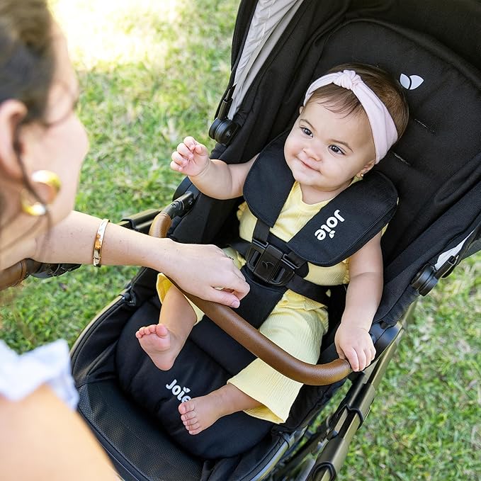 Ginger and Rue Travel System - 4-in-1 Modular Travel System with Pramette, Lightweight Infant Car Seat & Anti-Rebound Base (Evergreen)