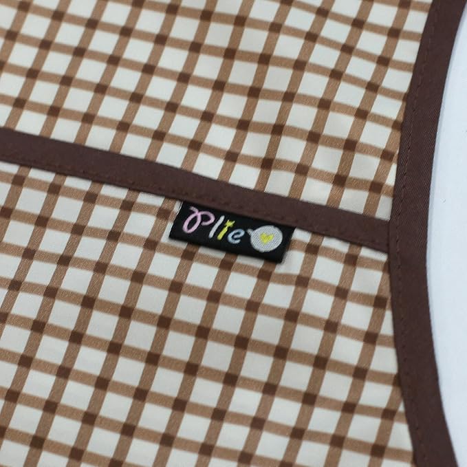 Full Coverage Waterproof Feeding Bib for Toddlers – Extra Long Apron Bib for Mealtime, Self-Feeding, BPA-Free