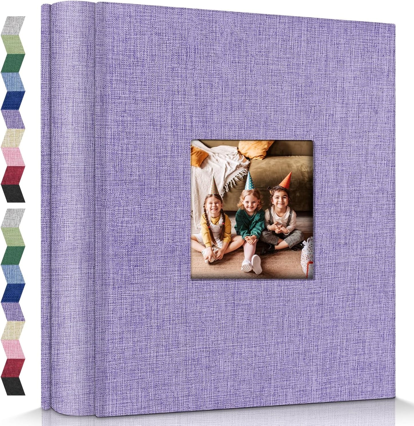 popotop Photo Album 4x6-600 Photos Photo Books with 600 Horizontal and Vertical Pockets,Linen Cover Albums for Family Wedding Anniversary Baby Vacation Pictures