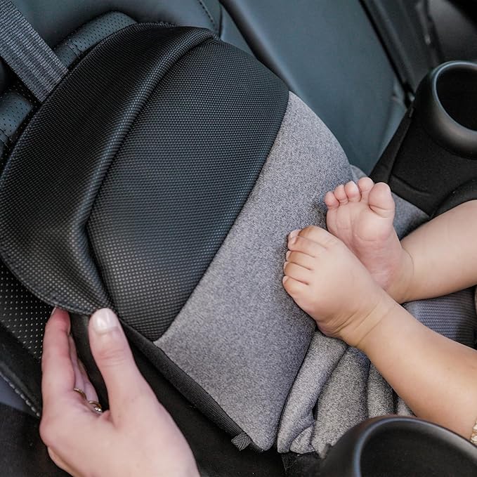 Evenflo Gold Revolve360 Extend All-in-One Rotational Car Seat with SensorSafe (Moonstone Gray)