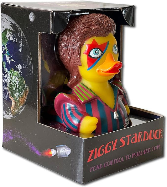 CelebriDucks - Ziggy Starduck - Pond Control to Mallard Tom - Floating Rubber Ducks - Collectible Bath Toy Gift for Kids & Adults of All Ages