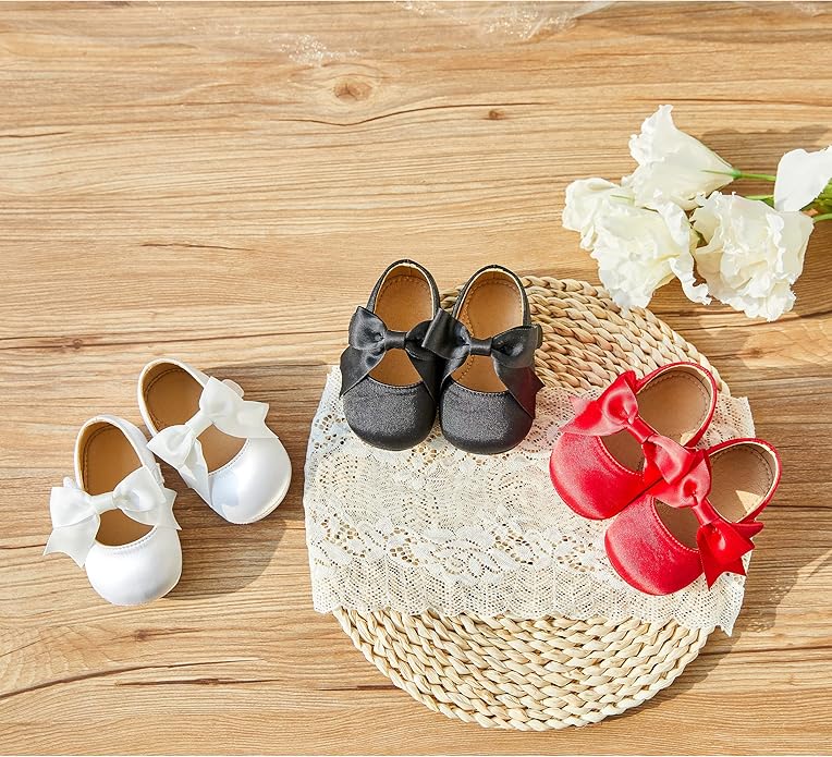 Soft Sole Baby Shoes - Infant Baby Walking Shoes Moccasins Rubber Sole Crib Shoes