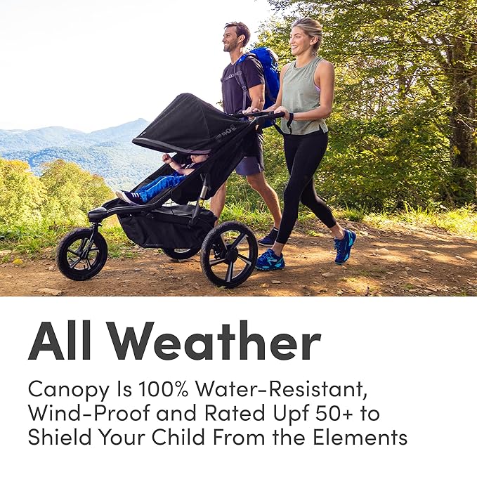 BOB Gear Alterrain Pro Jogging Stroller, Black