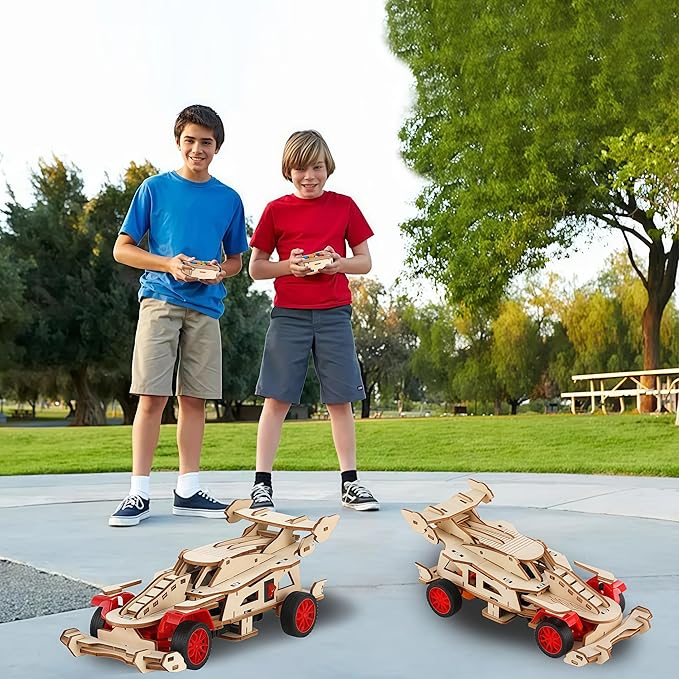 STEM Toys for Boys 8-12, Remote Control F1 Car STEM Building Kit for Kids, 3D Puzzle Science Kits Gift for Boys & Girls Age 8-14 | Birthday Gift Ideas for 8,9,10,11,12,13,14 Year Old Kids
