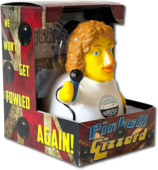 CelebriDucks - Pinball Gizzard - Floating Rubber Ducks - Collectible Bath Toy Gift for Kids & Adults of All Ages