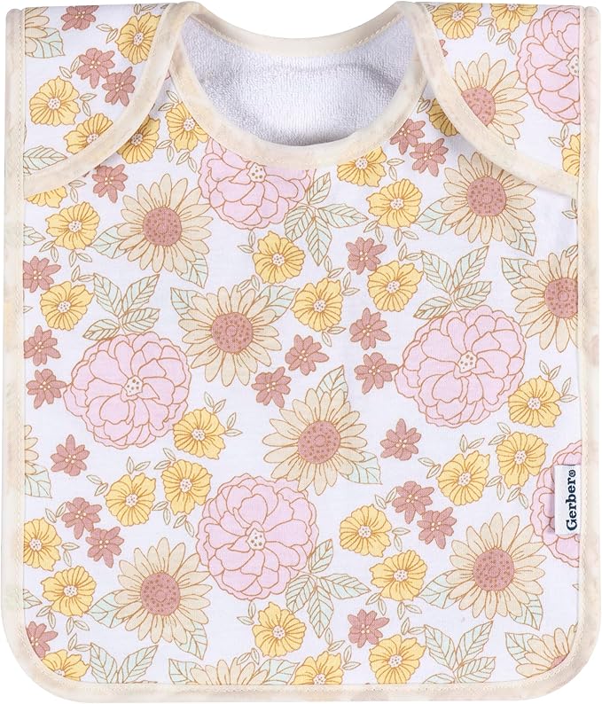 Gerber Unisex Baby Lap Shoulder Bibs