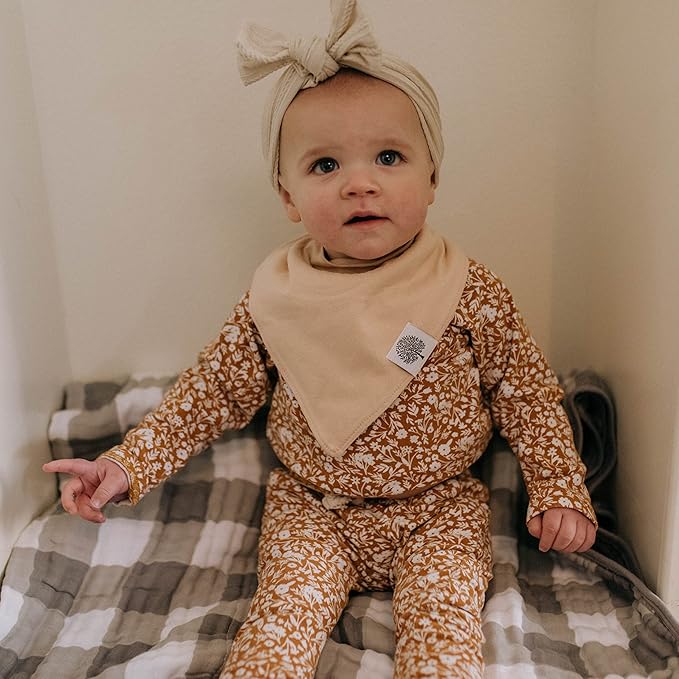 Parker Baby Bandana Drool Bibs 8 Pack Baby Bibs for Boys, Girls, Unisex - Soft & Stylish Teething Bibs for Babies