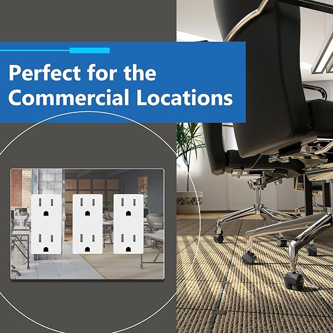 LIDER Triple Decorator Wall Plate, Impact Resistant, Mirrored Acrylic, Plexiglass, Reflective Finish, Modern Upgrade Screwless Light Switch/Outlet Cover Mid-Size 3-Gang 4.88" x 6.77" Silver