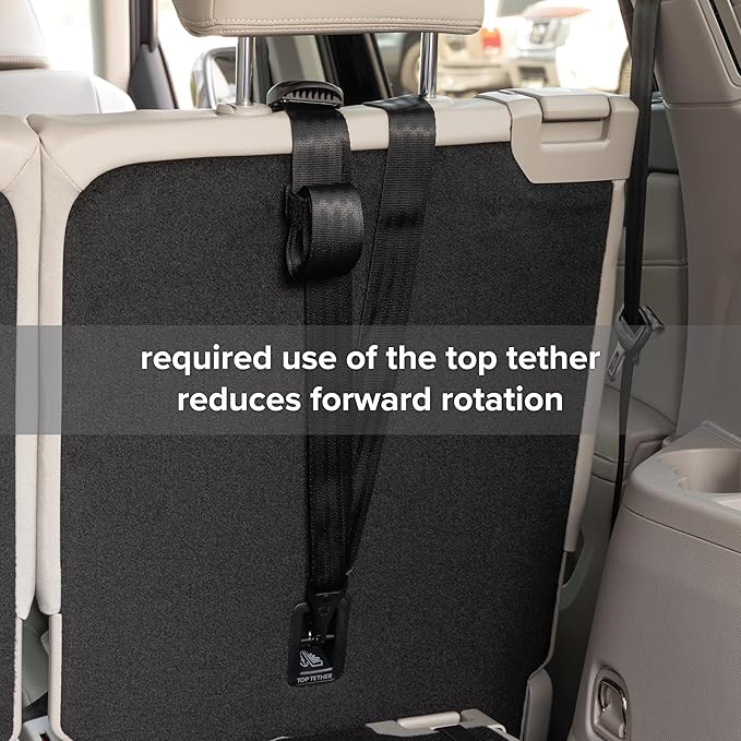 Diono LiteClik30 XT SafePlus Infant Car Seat and Base, Rear-Facing for Infants 4-30lbs, SafePlus Engineering, with Infant Insert, UPF 50+ Sunshade (Gray Glacier Frost)