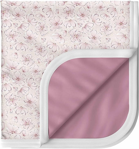 Pobibaby Premium Baby Blanket, Soft Stretchy Quilt for Babies, Toddlers, Kids (Blossom)