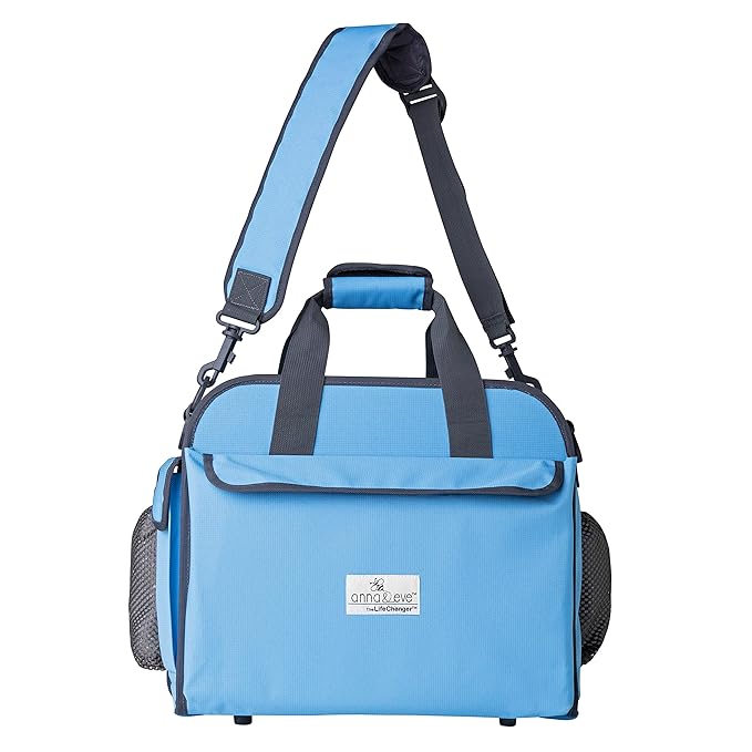 Anna & Eve Diaper Bag with Changing Station, Baby Bag, Diaper Backpack for Baby Girl and Boy, Large Diaper Tote Bag - Portable Diaper Changing Pad