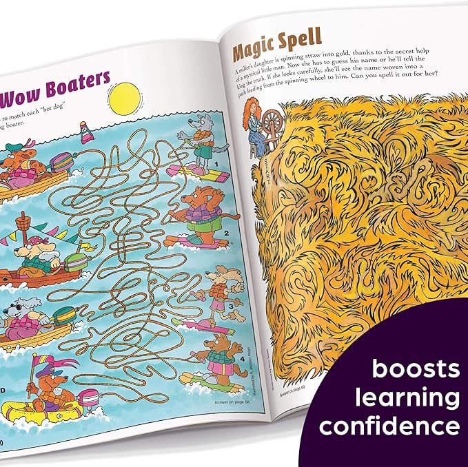 Highlights for Children Amazing Mazes Expert Maze Books for Kids Ages 6 and Up, 144 Pages, 2-Pack of Activity Books for Kids, Screen Free Fun and Challenging Mazes