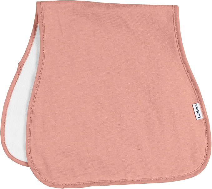 Gerber Baby Unisex Burp Cloths 60-Pack, Pink Rainbows, Size 10.5" x 21"