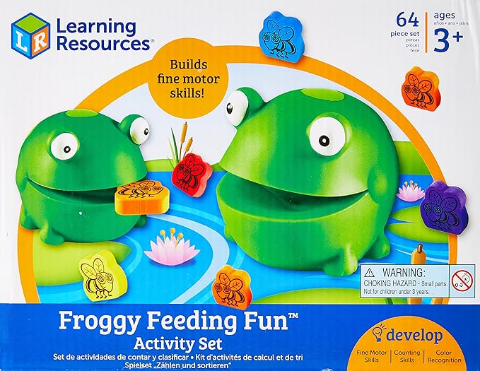 Learning Resources Froggy Feeding Fun Game, Set of 64