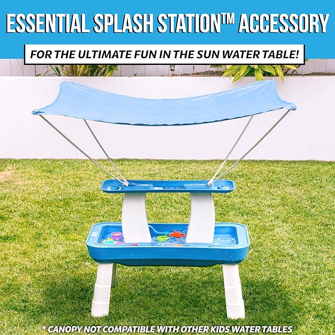 GoSports Water Table With Pump for Toddlers Ages 1.5-4 Years - Outdoor Play Table for Kids With Integrated Circulating Pump