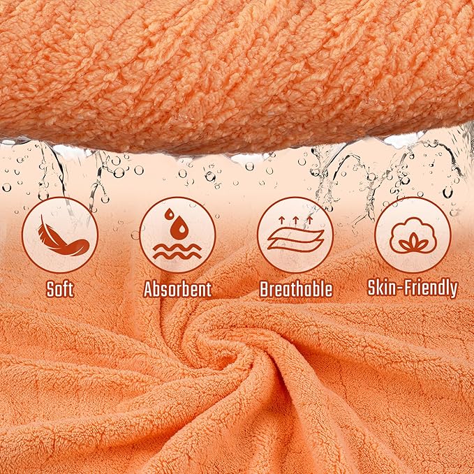 Toddler Towels with Hood Kids Towel Bath Baby Towels with Hood for Boy Girl 0-5 Years, 2-Pack Soft Absorbent Toddler Bath Towe Baby Bath Towel, Thick 50''x32'' Kids Hooded Towel for Toddlers