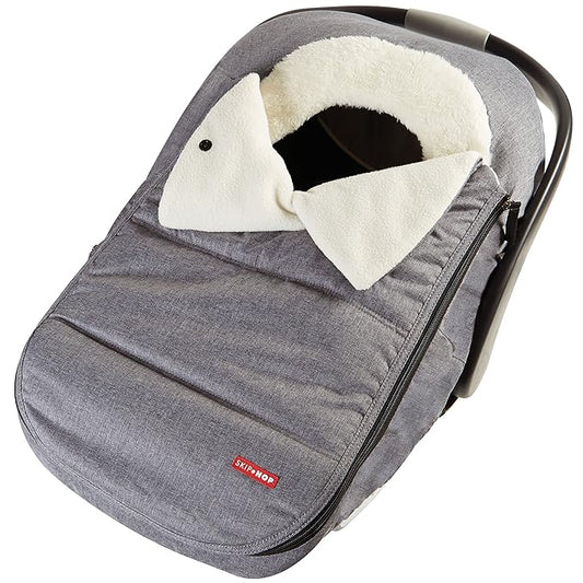 Skip Hop Winter Car Seat Cover, Stroll & Go, Heather Grey 16x3x27 Inch (Pack of 1)