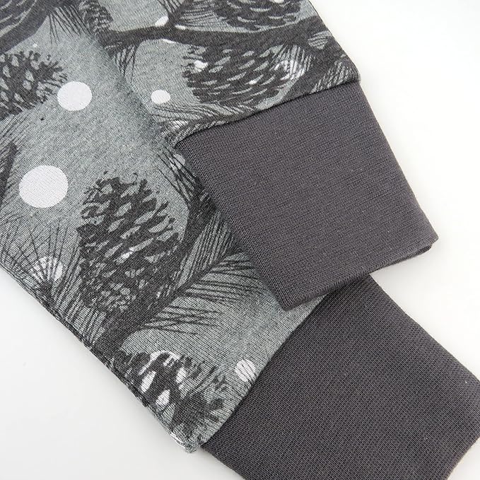 HonestBaby 4 Piece Pajamas Sleepwear Pjs 100% Organic Cotton for Infant Baby and Toddler Boys, Girls, Unisex