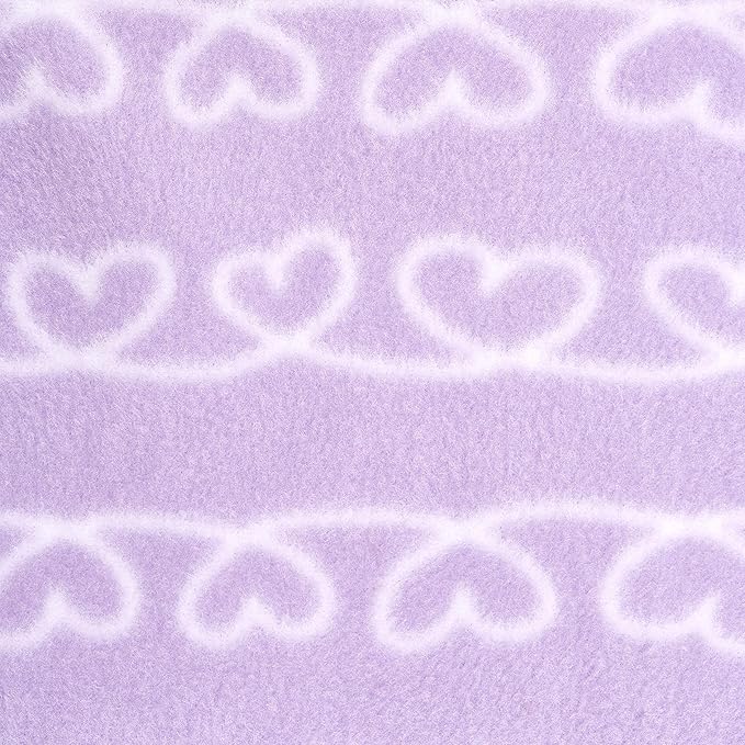 HALO Micro-Fleece Sleepsack Swaddle, 3-Way Adjustable Wearable Blanket, TOG 3.0, Heartline, Newborn, 0-3 Months