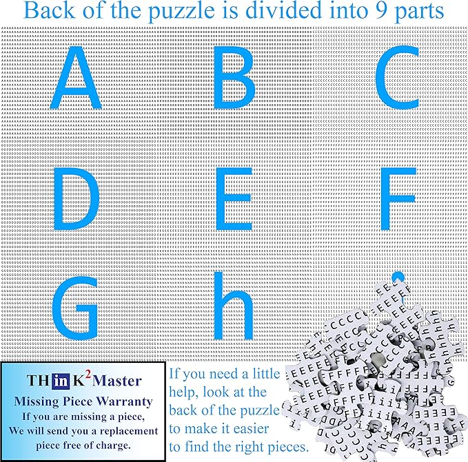 Think2Master 1960s 500 Pieces Large Format Jigsaw Puzzle: Kids 12+, Teens, Adults & Families. Travel Back in Time with The Nostalgic Collage. Great Gift. Size: 26.8” X 18.9”